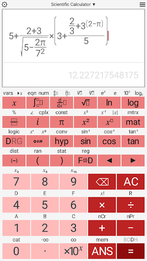 Scientific Calculator Screenshot 0