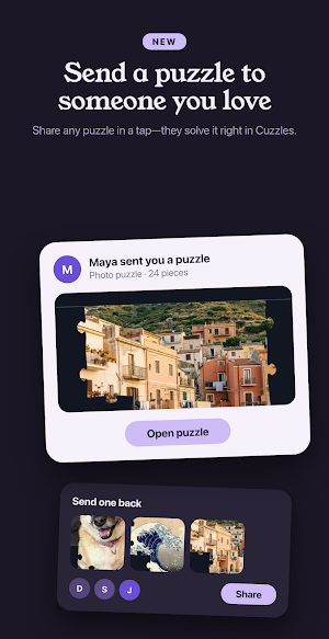 Cuzzles: Photo Jigsaw Puzzles Screenshot 1