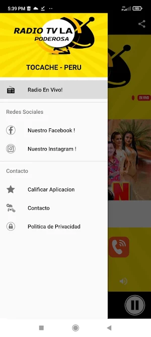Radio Tv La Poderosa Screenshot 1
