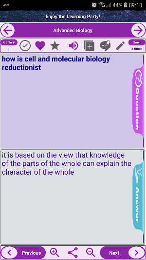 Biology Exam Review : Concepts Screenshot 1