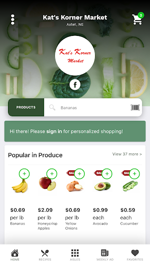 Kat's Korner Market Screenshot 0