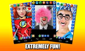 Face Fun - Photo Collage Gold Screenshot 0