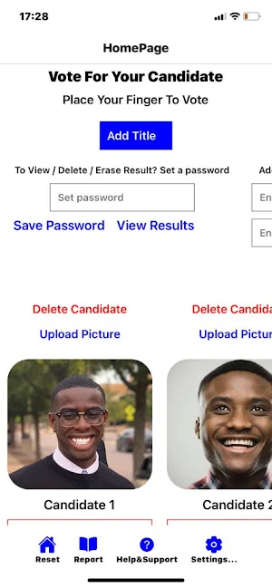 Electronic Voting Screenshot 0