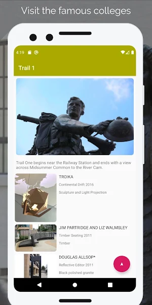 Cambridge Sculpture Trails Screenshot 1
