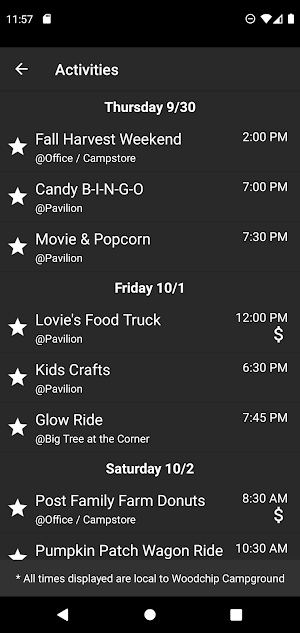 Woodchip Campground Screenshot 1