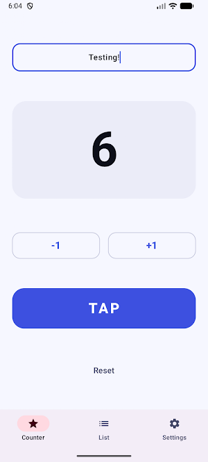 TapCounter Simple Screenshot 0
