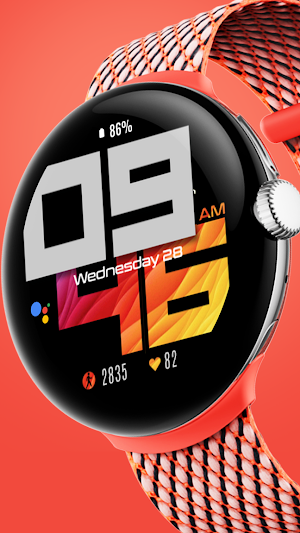 Oogly Charm Digital Watch Face Screenshot 1