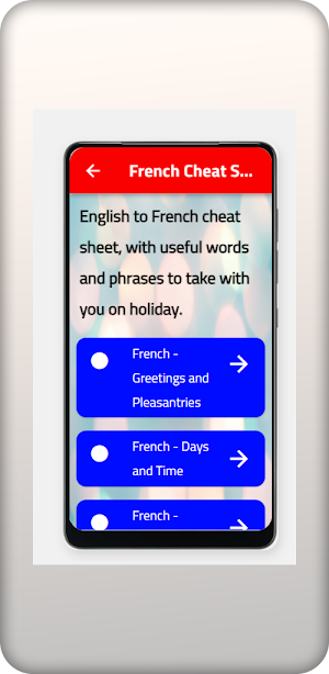 French Cheat Sheet To English Screenshot 0