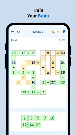 CrossMaths - Number Puzzle Screenshot 2