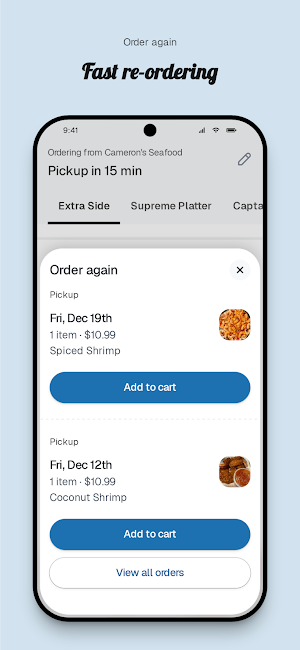 Cameron's Seafood Frederick Screenshot 3