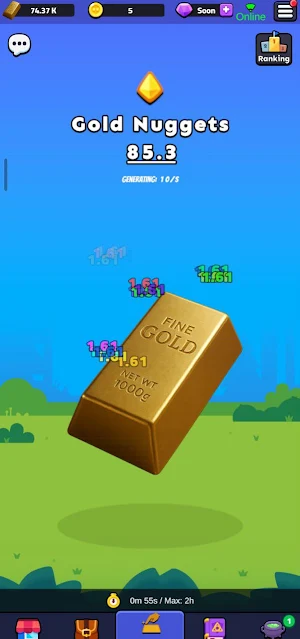 Gold Clicker Mining GCM/CMINER Screenshot 0