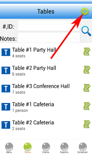 Restaurant Scheduling Software Screenshot 1