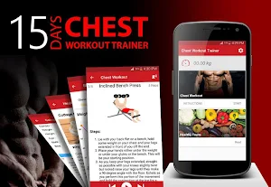 15 Days Chest Workout Trainer Screenshot 0