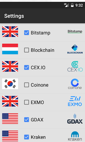 Cryptocurrency Table Screenshot 1