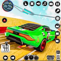 Car Games : Sky Stunt Rear 3D