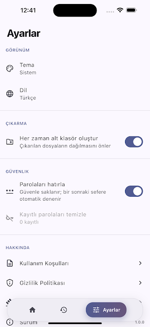 Rar Açma Programı - UnZip, 7z Screenshot 2