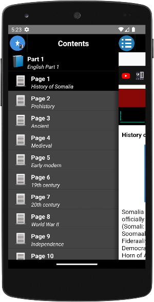 Taariikhda Soomaaliya -Somalia Screenshot 0