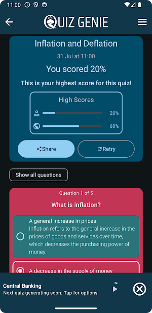Quiz Genie Screenshot 3