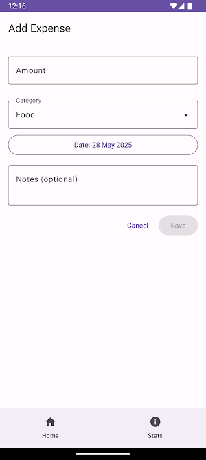 SpendWise - Expense Tracker Screenshot 2