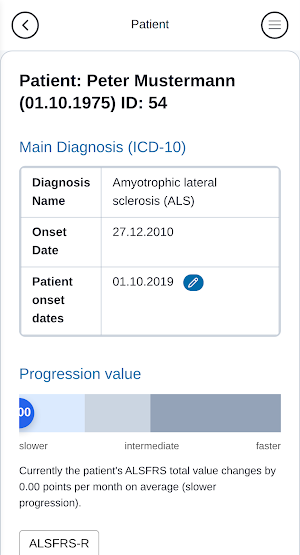 ALS Center App Screenshot 2