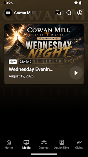 Cowan Mill Church App Screenshot 1