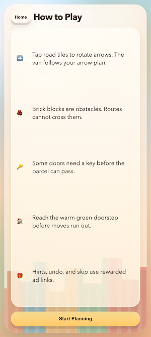 Cozy Parcel: Route Puzzle Screenshot 2