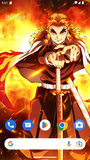 Demon Slayer Rengoku Wallpaper Screenshot 1