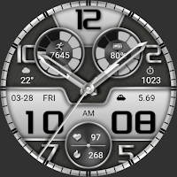 Silver Emboss ZKin Watch