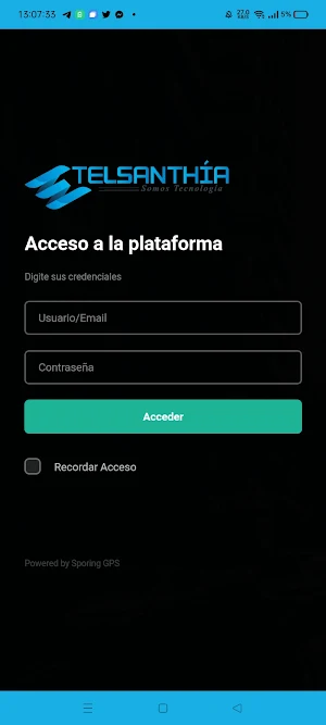 Telsanthia Rastreo Satelital Screenshot 1