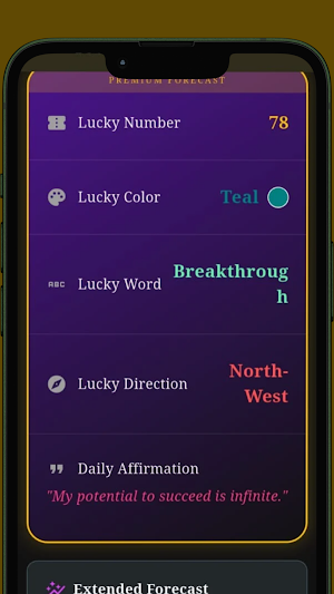Lucky Number & Lucky Color Screenshot 3