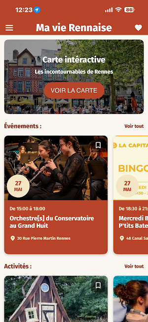 Ma vie Rennaise - Agenda Screenshot 0