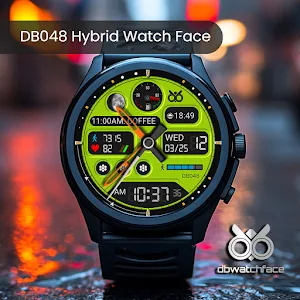 DB048 Hybrid Watch Face Screenshot 2