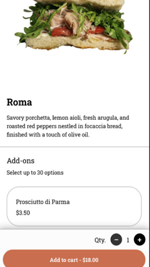 Lizzano Focacceria Screenshot 2