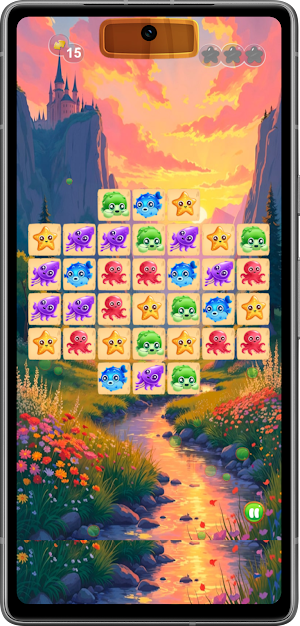 Sparkle Treasure Match 3 Screenshot 1