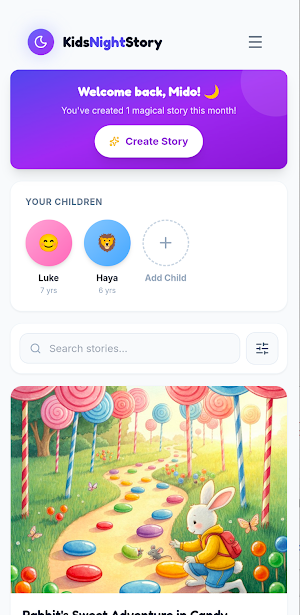 Kids Night Story Screenshot 0