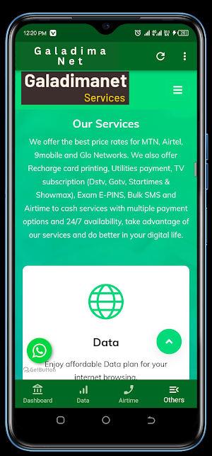 GaladimaNet Digital Services Screenshot 1