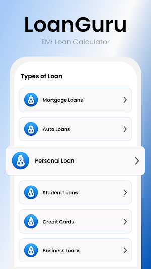 LoanGuru - EMI Loan Calculator Screenshot 2