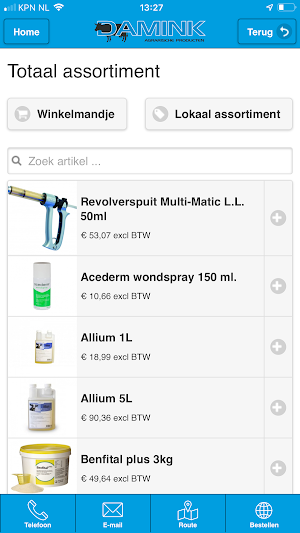 Damink Agrarische Producten Screenshot 3