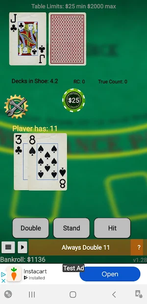Blackjack Strategy Elite Screenshot 1