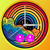 Rainbow Colorful Watchface PRO