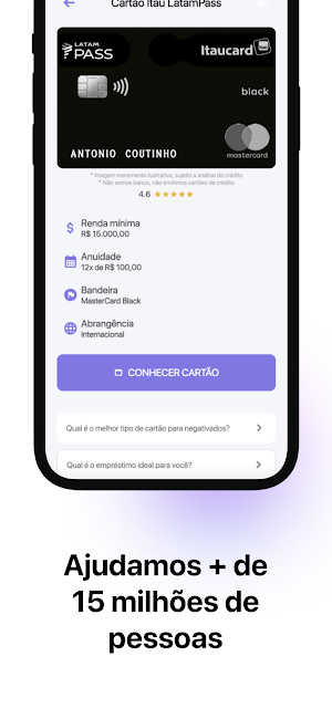 Cartões e Empréstimos Simples Screenshot 3