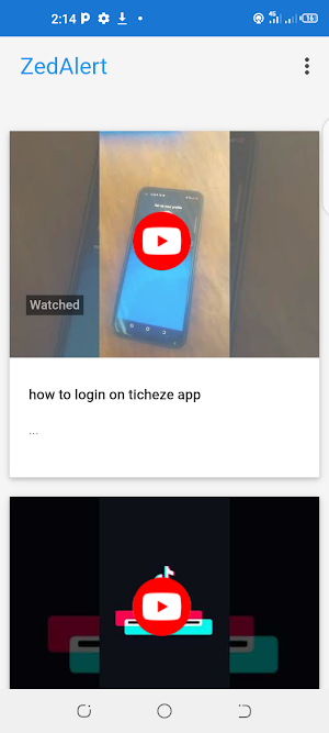 ZedAlert Screenshot 1