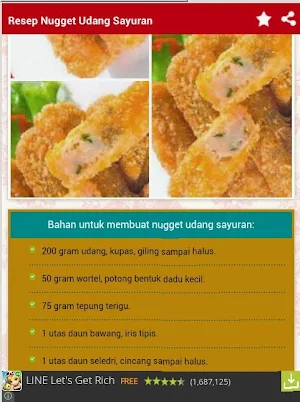 nugget recipe collection Screenshot 3