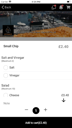 Spinnaker Fish and Chips Screenshot 0