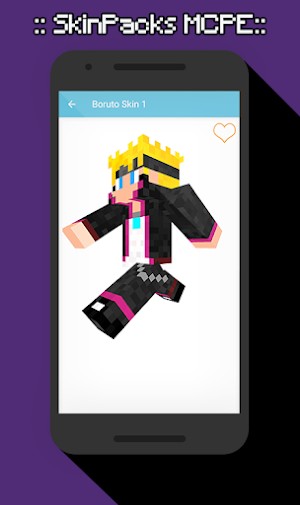 SkinPacks Boruto for Minecraft Screenshot 0