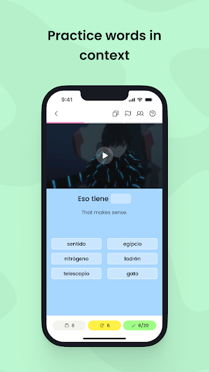 Movie Flashcards - Lingo Llama Screenshot 2