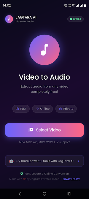 Video to MP3 Converter Screenshot 0