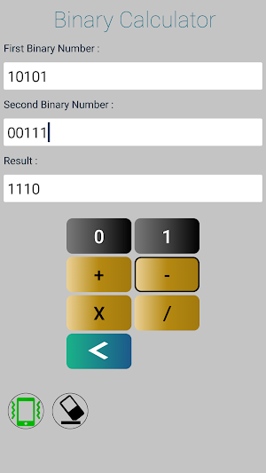 Binary Calculator Screenshot 1