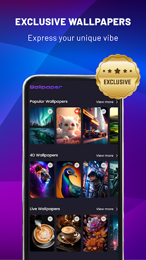3D Wallpapers: Live wallpaper Screenshot 2
