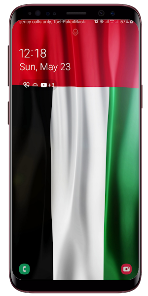 UAE Flag Live Wallpaper Screenshot 2